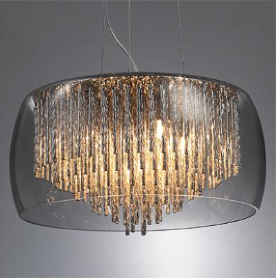 Marla Vintage Smoked Glass Pendant Light