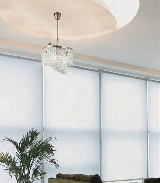 Guy LED Modern Dome Pendant Light in Purple
