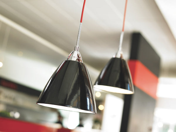 Max Black Metal Pendant Light (Large)