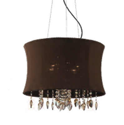 Guy LED Modern Dome Pendant Light in Black