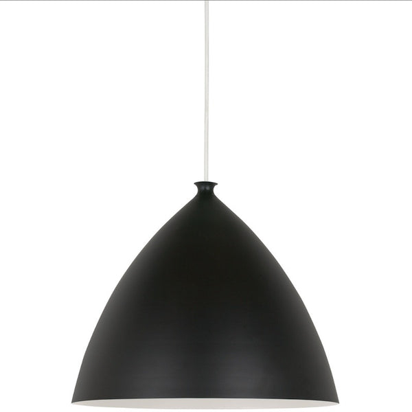 Carter Retro Industrial Black/White Table Lamp