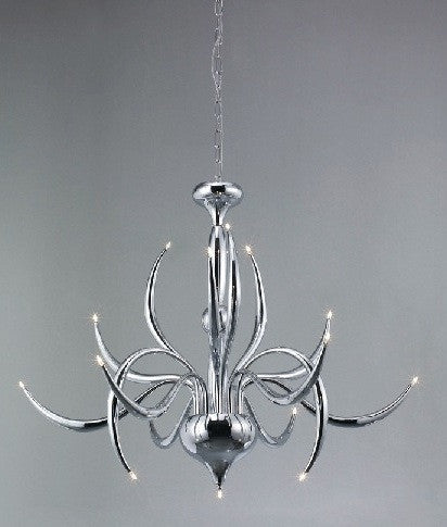 Gabor Black Shaded Crystal Pendant Chandelier